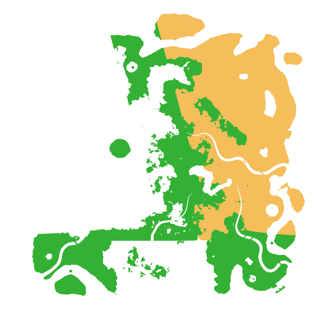 Biome Rust Map: Procedural Map, Size: 4500, Seed: 271739943