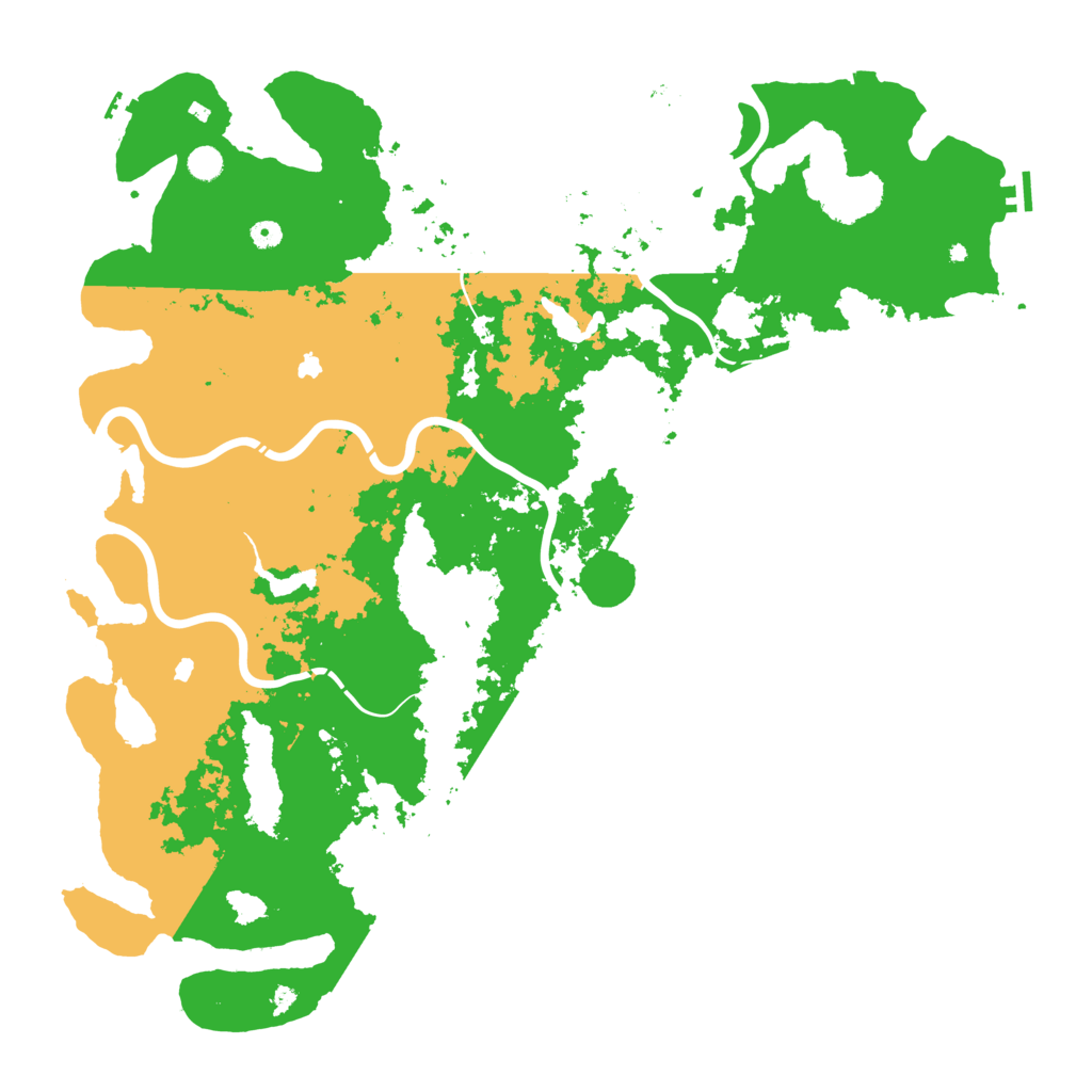 Biome Rust Map: Procedural Map, Size: 5500, Seed: 19