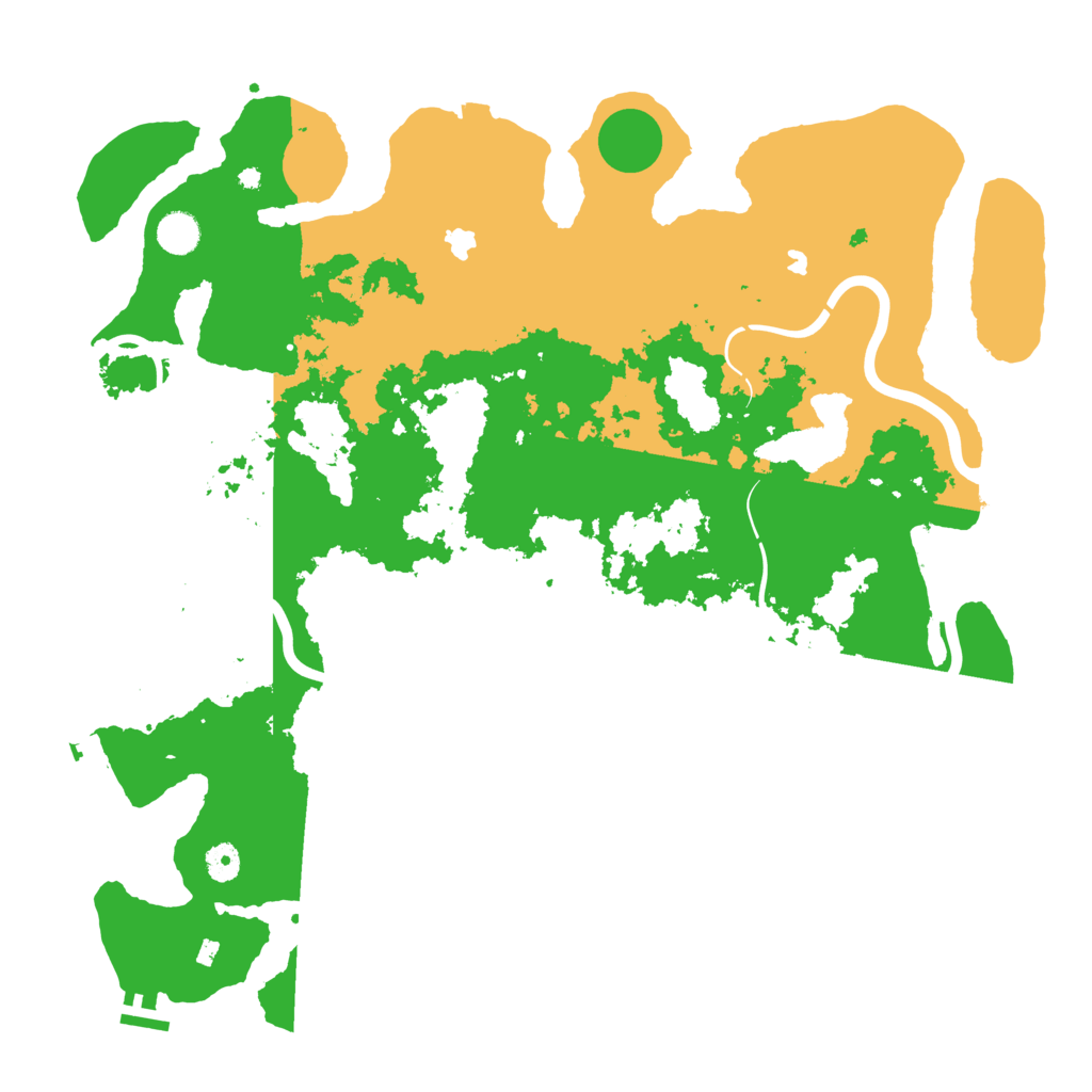 Biome Rust Map: Procedural Map, Size: 4500, Seed: 5332