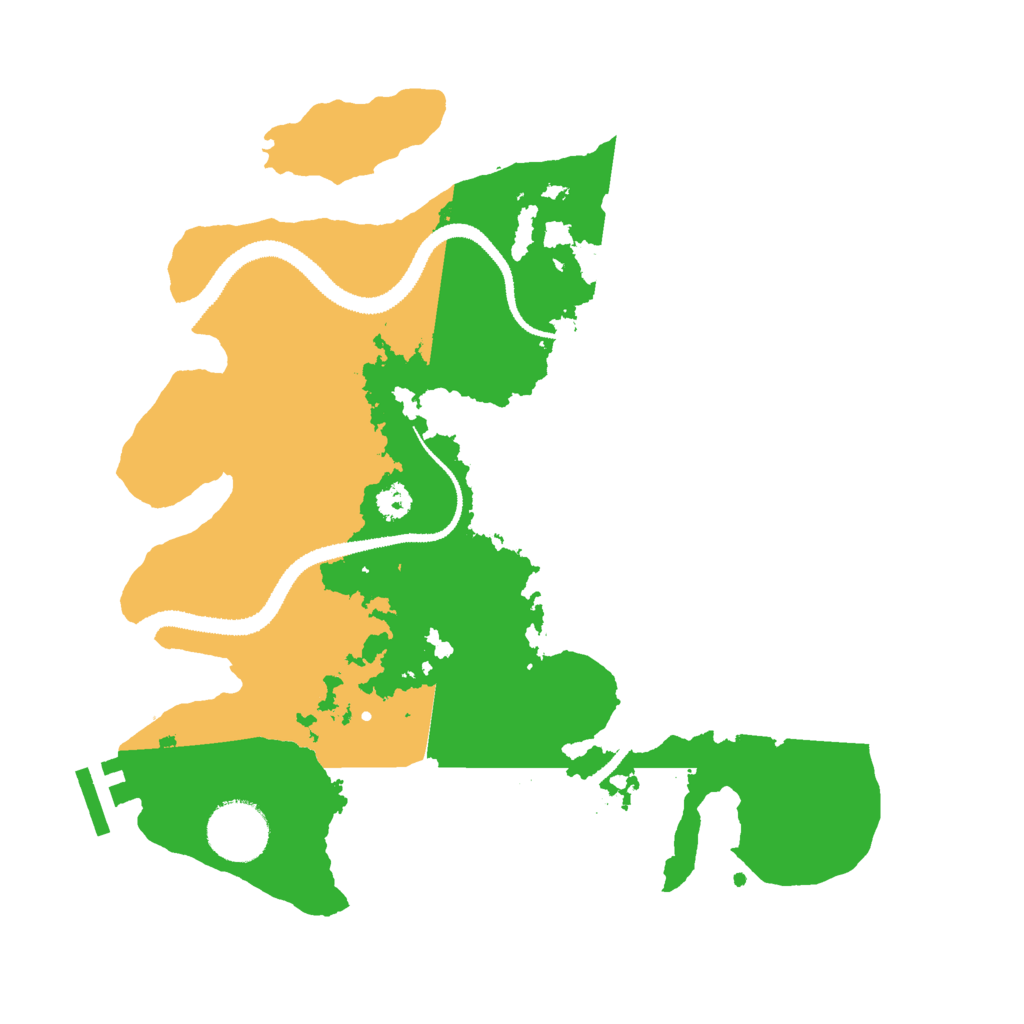 Biome Rust Map: Procedural Map, Size: 3000, Seed: 1888376643