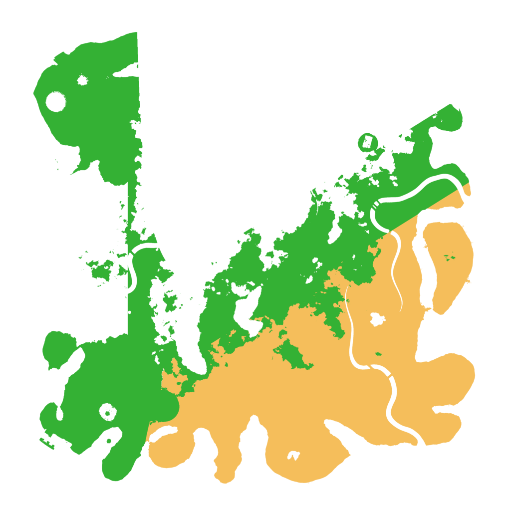 Biome Rust Map: Procedural Map, Size: 4500, Seed: 2085978074