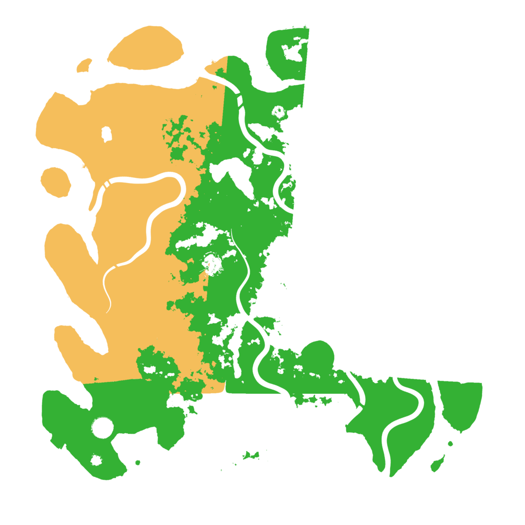 Biome Rust Map: Procedural Map, Size: 4300, Seed: 909874445