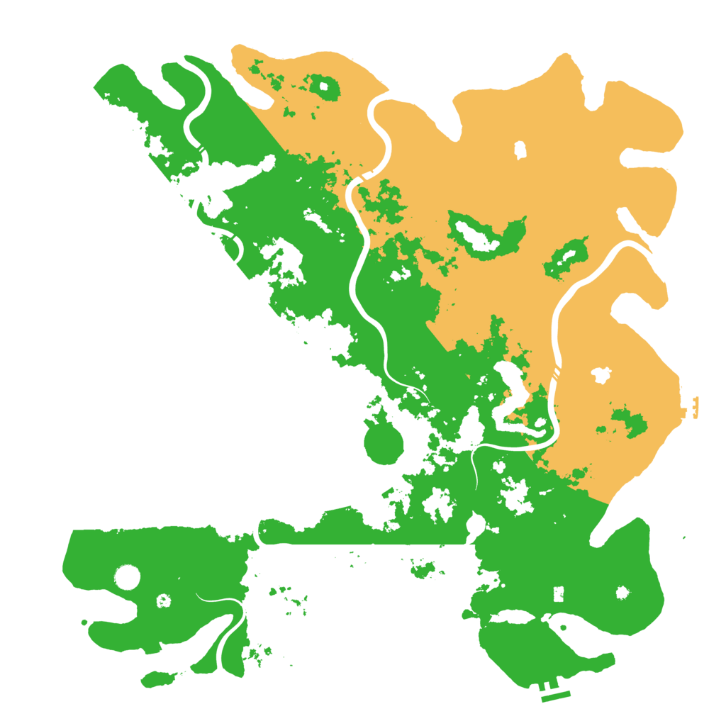 Biome Rust Map: Procedural Map, Size: 5000, Seed: 1640482439