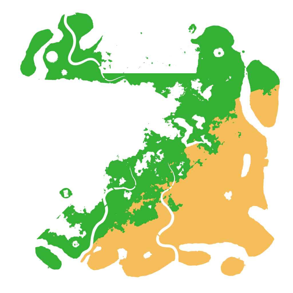 Biome Rust Map: Procedural Map, Size: 4500, Seed: 748400331