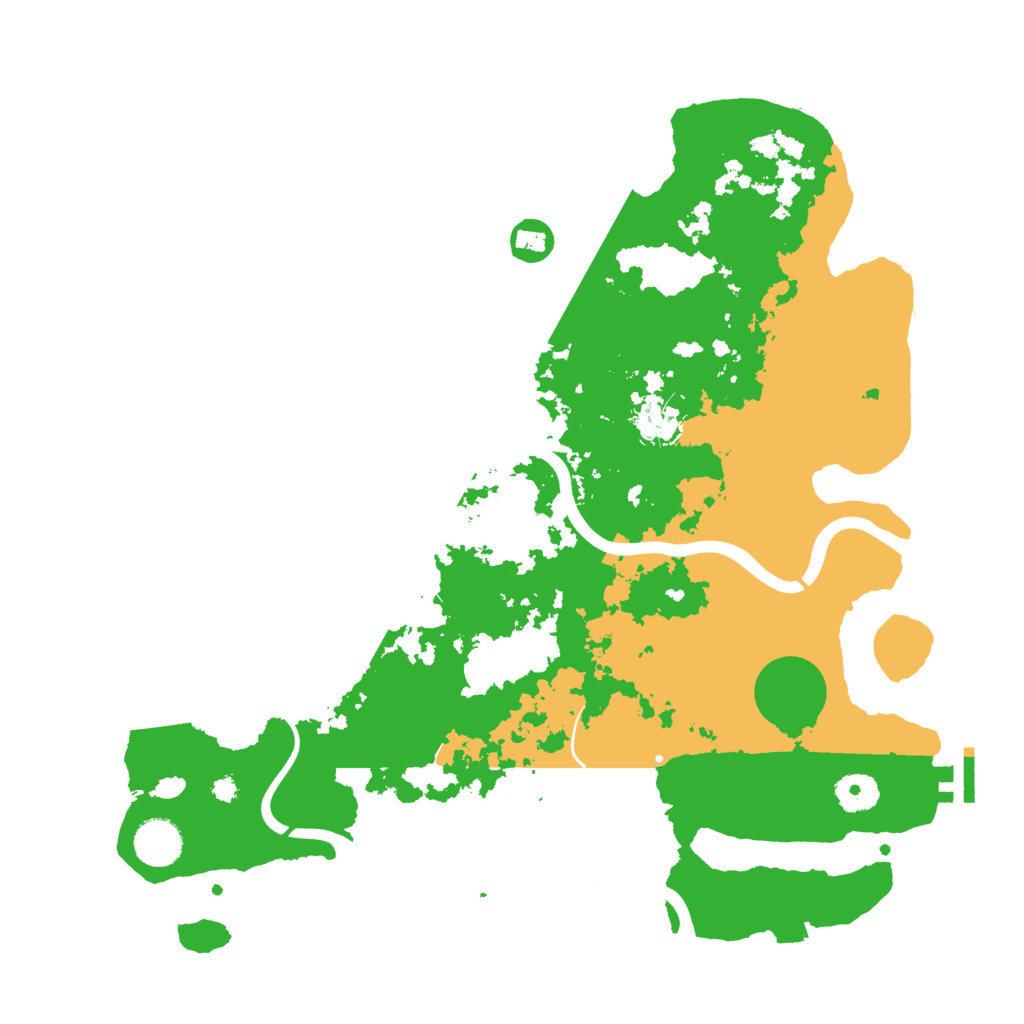 Biome Rust Map: Procedural Map, Size: 3750, Seed: 1330486393