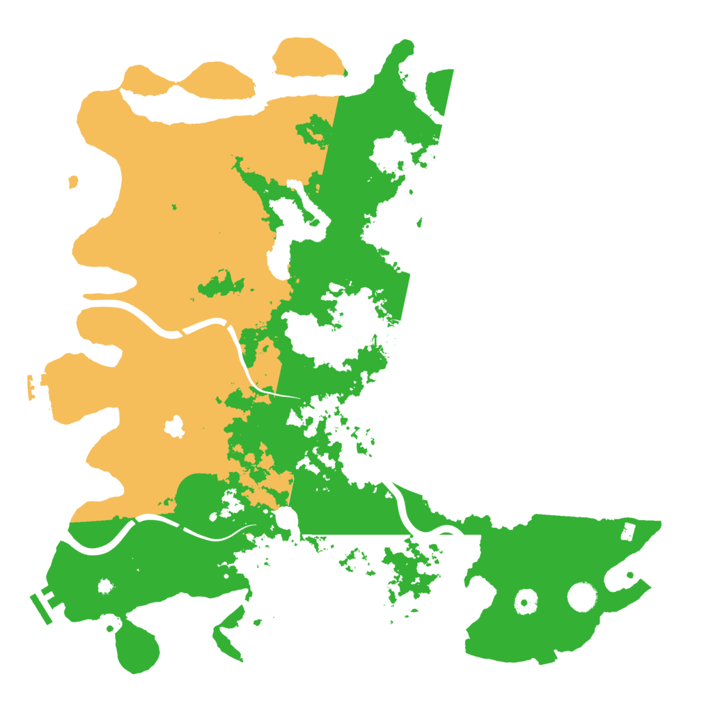 Biome Rust Map: Procedural Map, Size: 4300, Seed: 1028575725