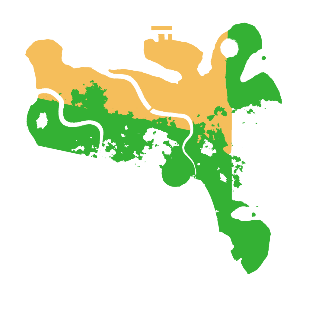 Biome Rust Map: Procedural Map, Size: 3000, Seed: 312445678