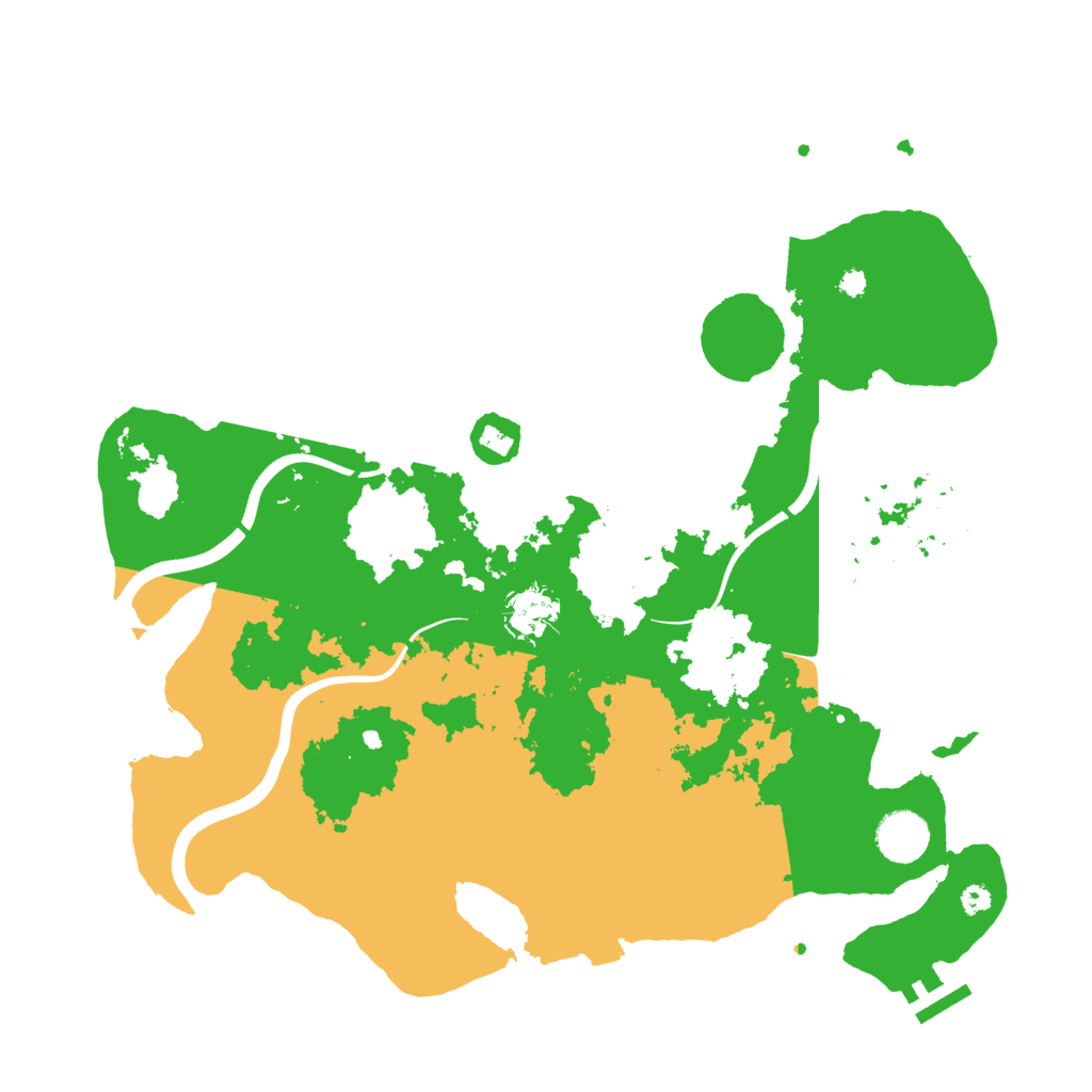 Biome Rust Map: Procedural Map, Size: 3700, Seed: 1462744639
