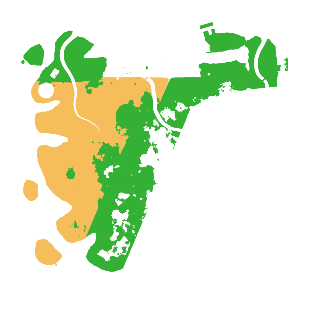 Biome Rust Map: Procedural Map, Size: 3500, Seed: 2103847561