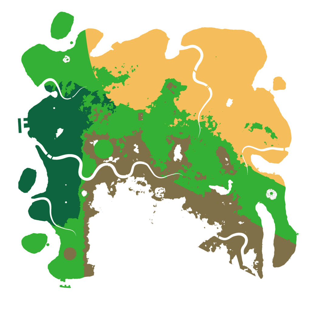 Biome Rust Map: Procedural Map, Size: 4300, Seed: 1198704017