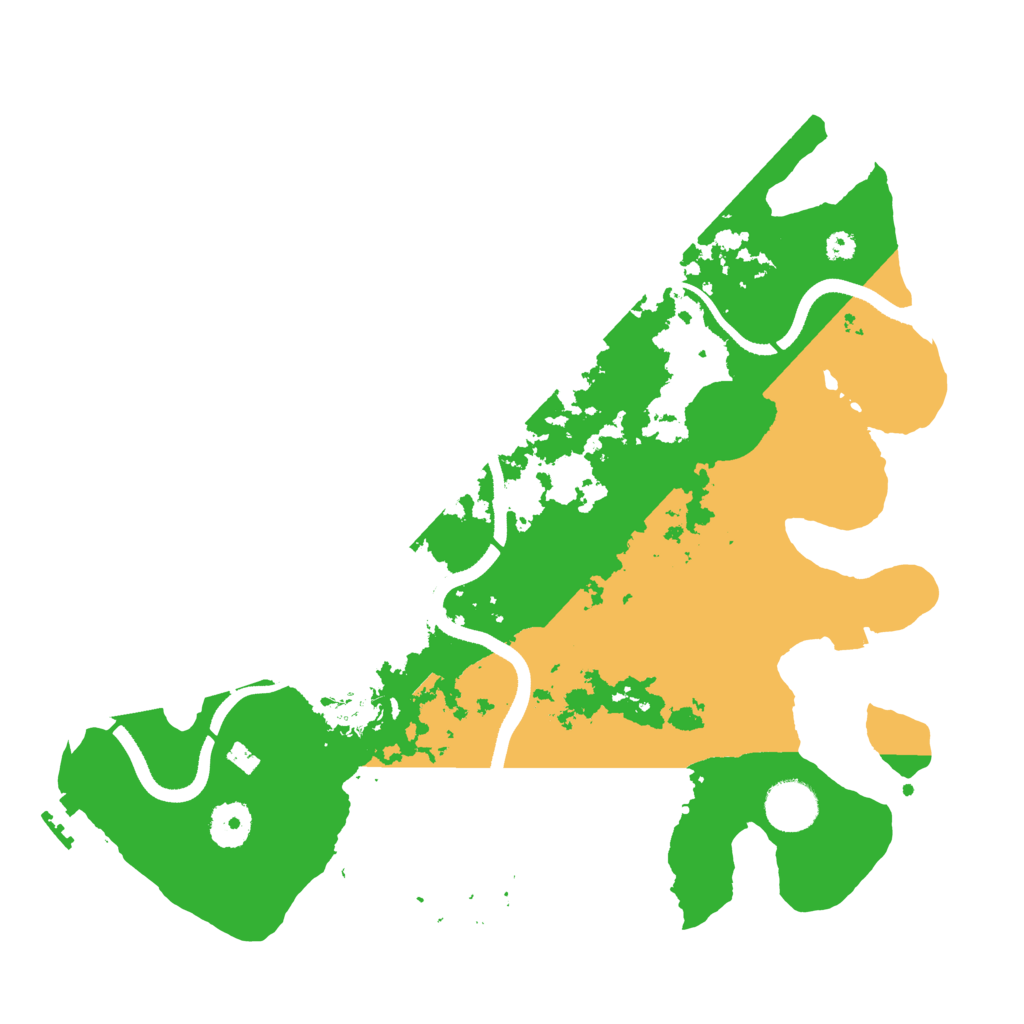 Biome Rust Map: Procedural Map, Size: 3500, Seed: 408820901