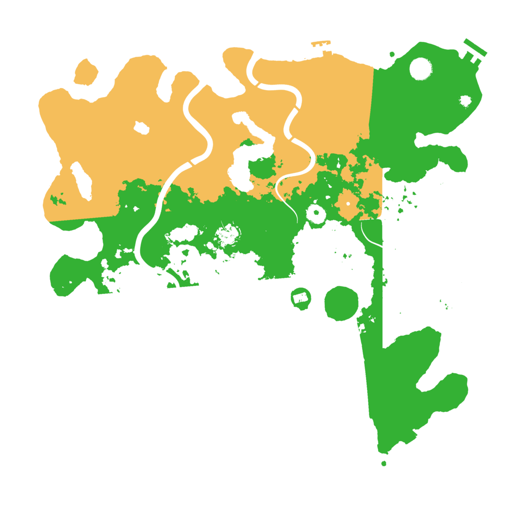 Biome Rust Map: Procedural Map, Size: 4000, Seed: 81730380