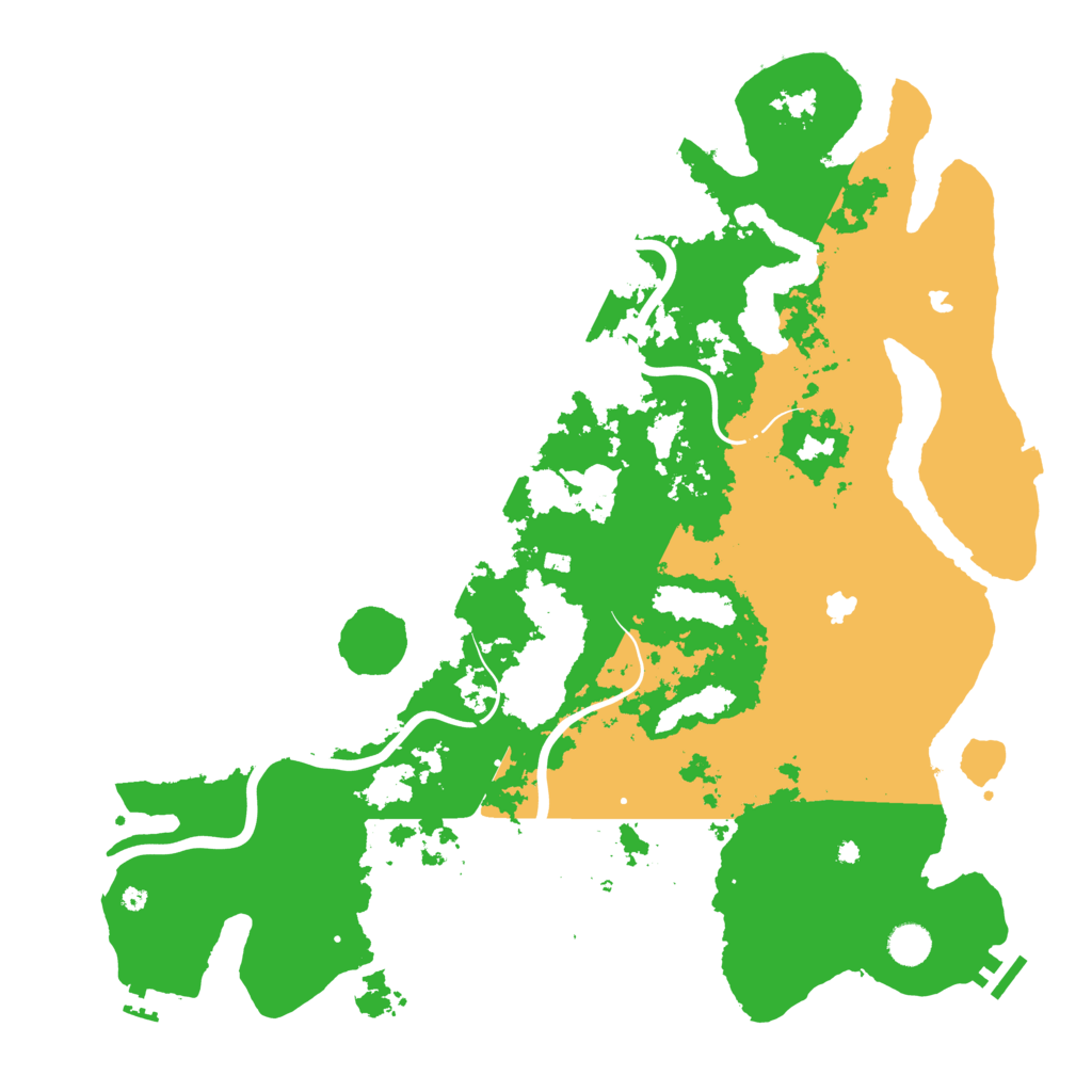 Biome Rust Map: Procedural Map, Size: 4500, Seed: 54303712