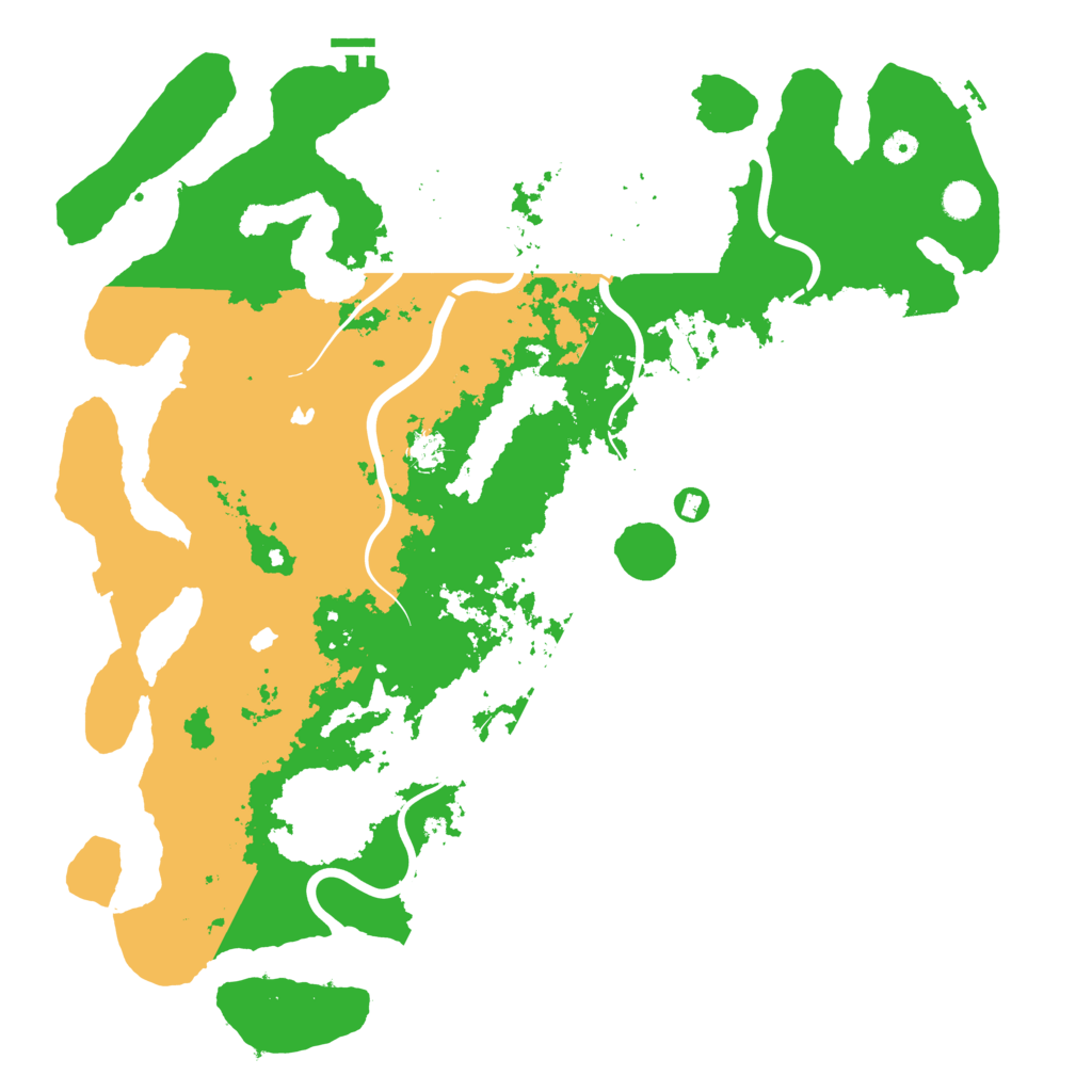 Biome Rust Map: Procedural Map, Size: 5000, Seed: 1912991709