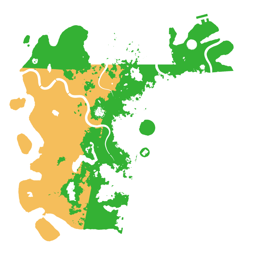 Biome Rust Map: Procedural Map, Size: 4500, Seed: 45873