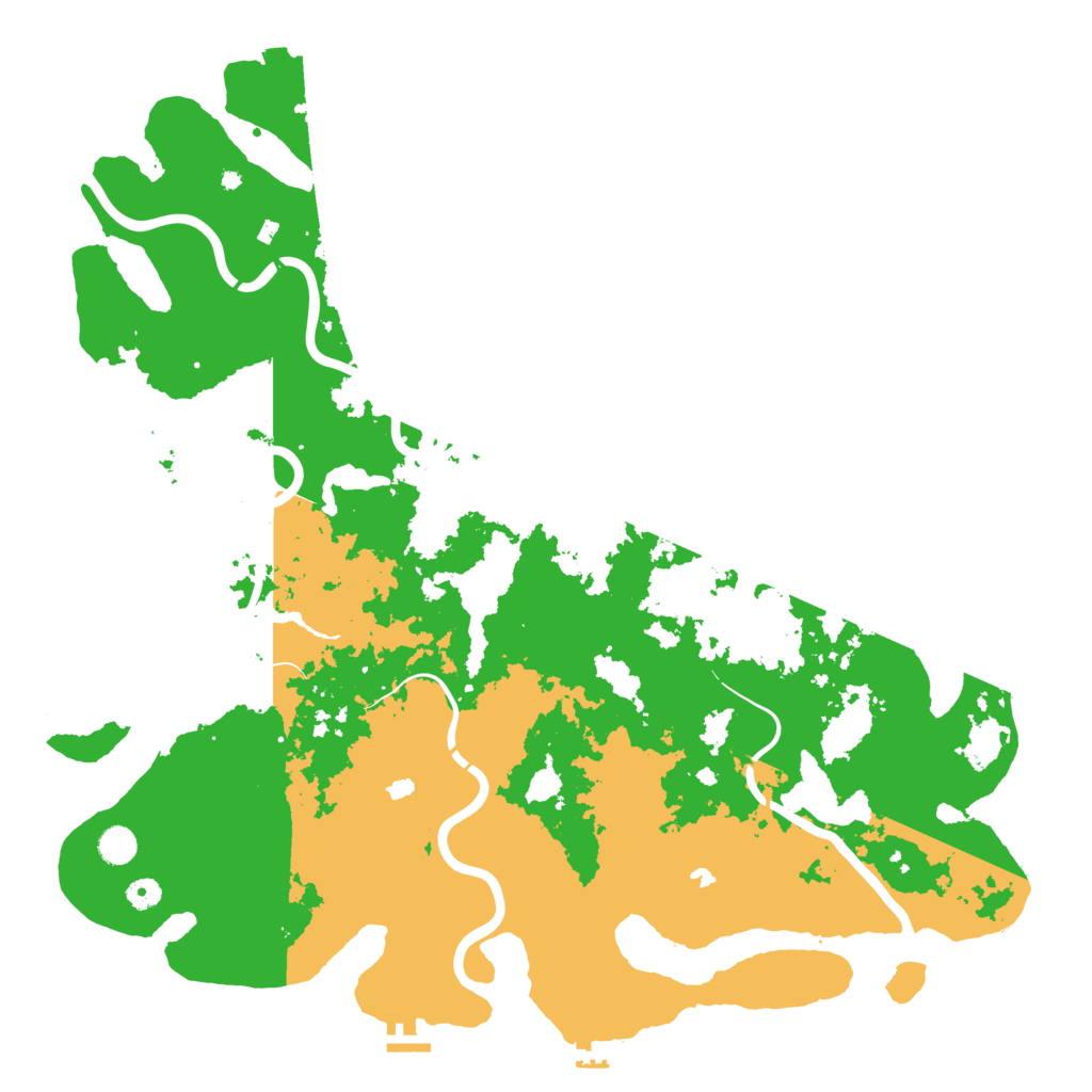 Biome Rust Map: Procedural Map, Size: 5000, Seed: 2069747181