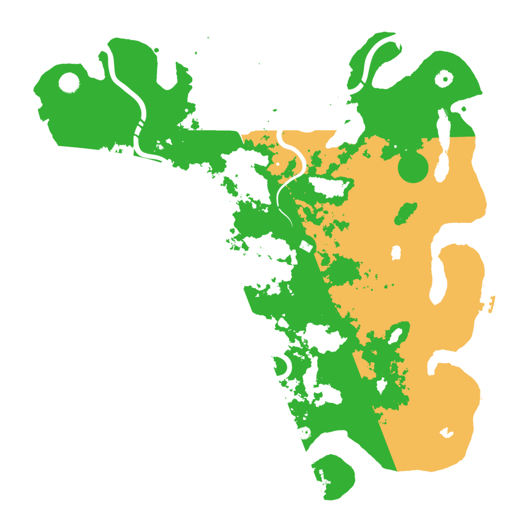 Biome Rust Map: Procedural Map, Size: 4500, Seed: 20260706