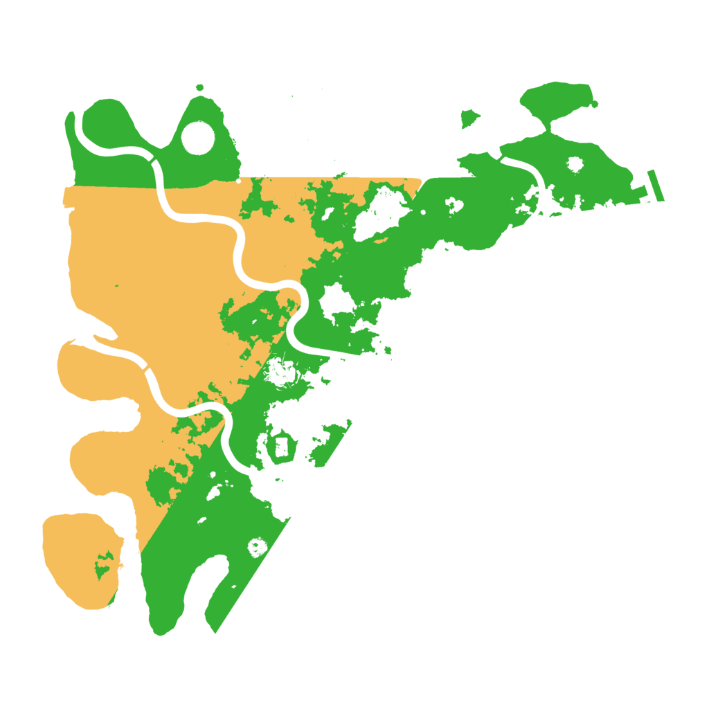 Biome Rust Map: Procedural Map, Size: 3980, Seed: 87878