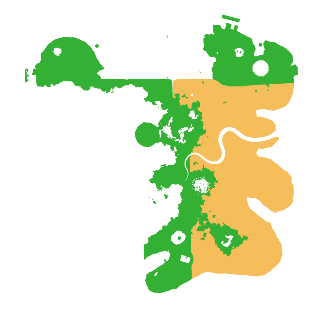 Biome Rust Map: Procedural Map, Size: 3500, Seed: 639012918