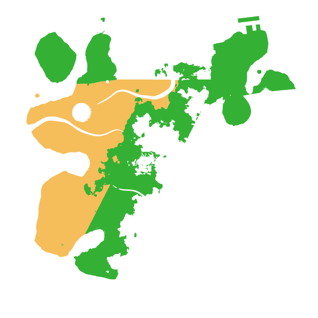 Biome Rust Map: Procedural Map, Size: 3000, Seed: 1557647237