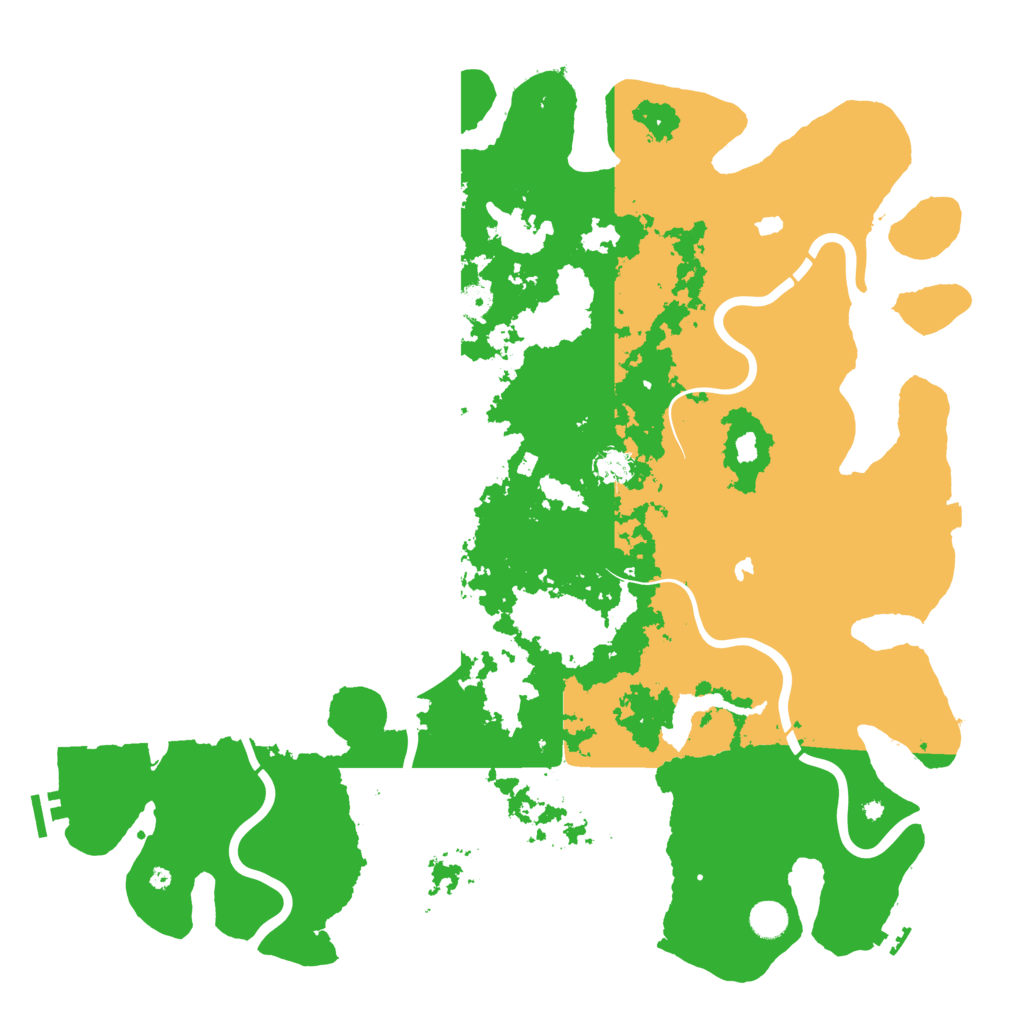 Biome Rust Map: Procedural Map, Size: 4800, Seed: 1929800139