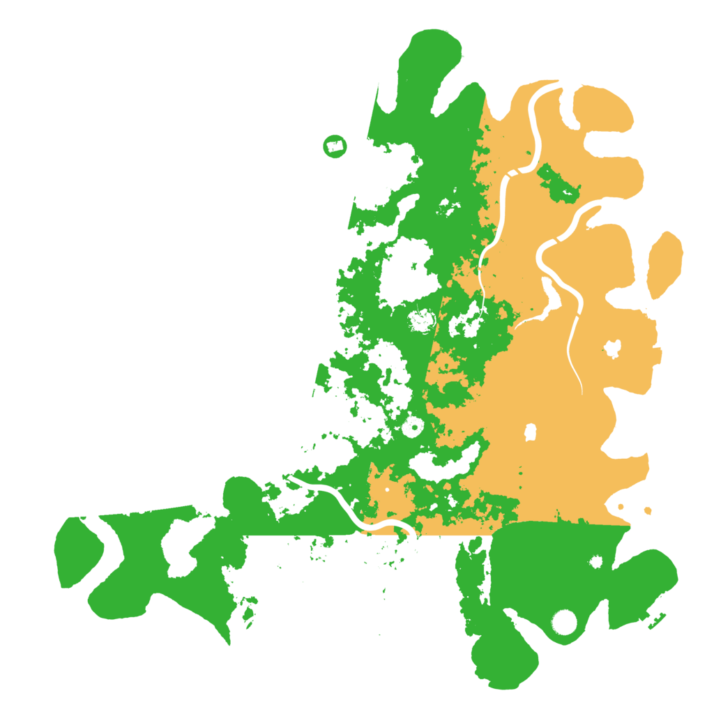 Biome Rust Map: Procedural Map, Size: 5000, Seed: 43312765