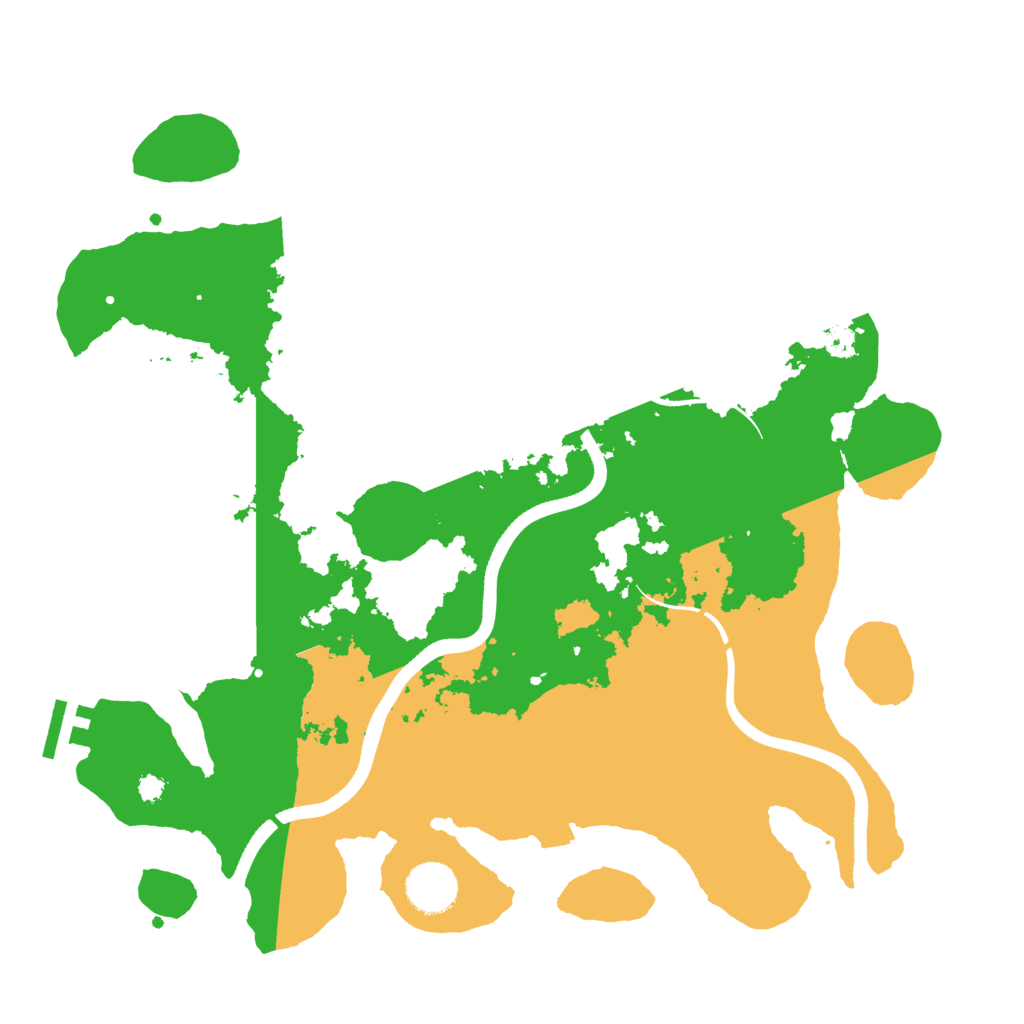 Biome Rust Map: Procedural Map, Size: 3500, Seed: 1789944536