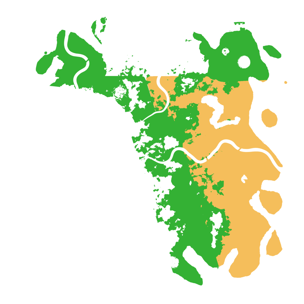 Biome Rust Map: Procedural Map, Size: 4300, Seed: 60900469
