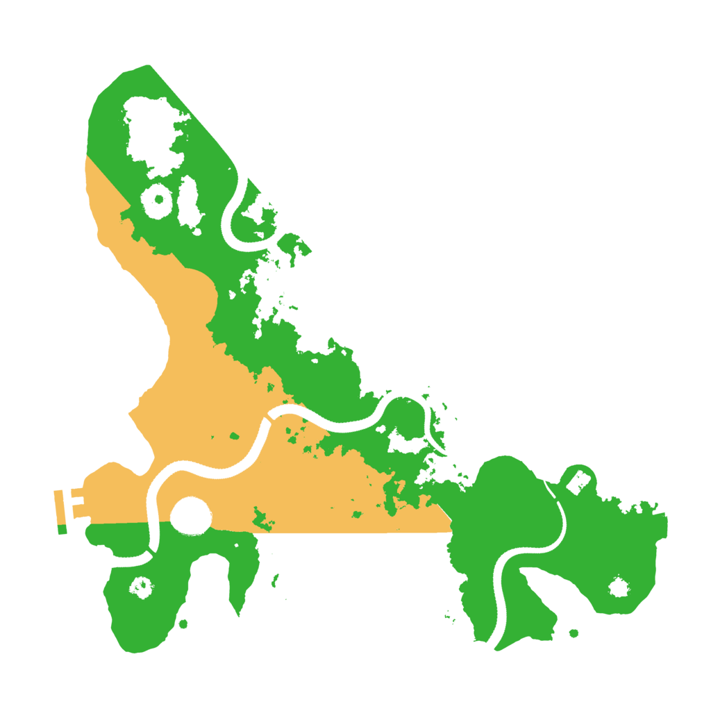 Biome Rust Map: Procedural Map, Size: 3250, Seed: 23662