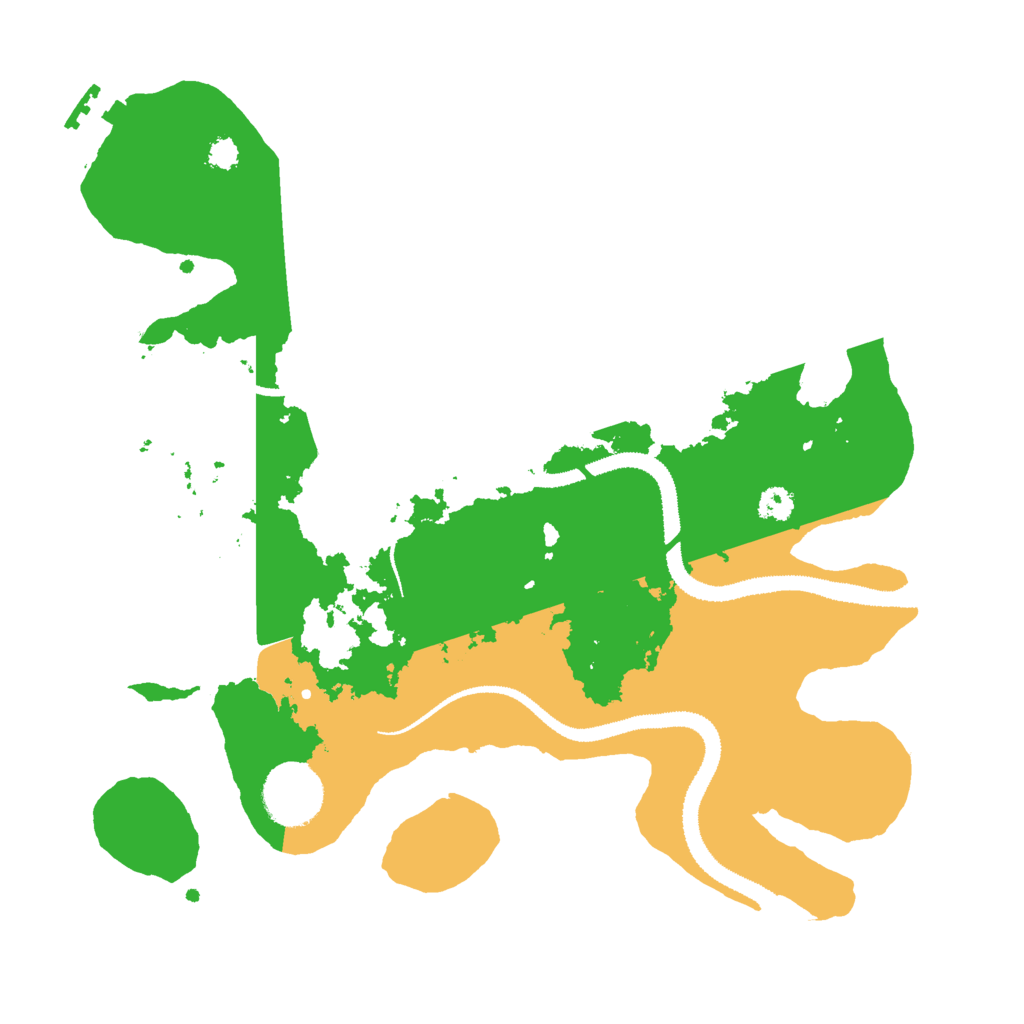 Biome Rust Map: Procedural Map, Size: 3000, Seed: 80176160