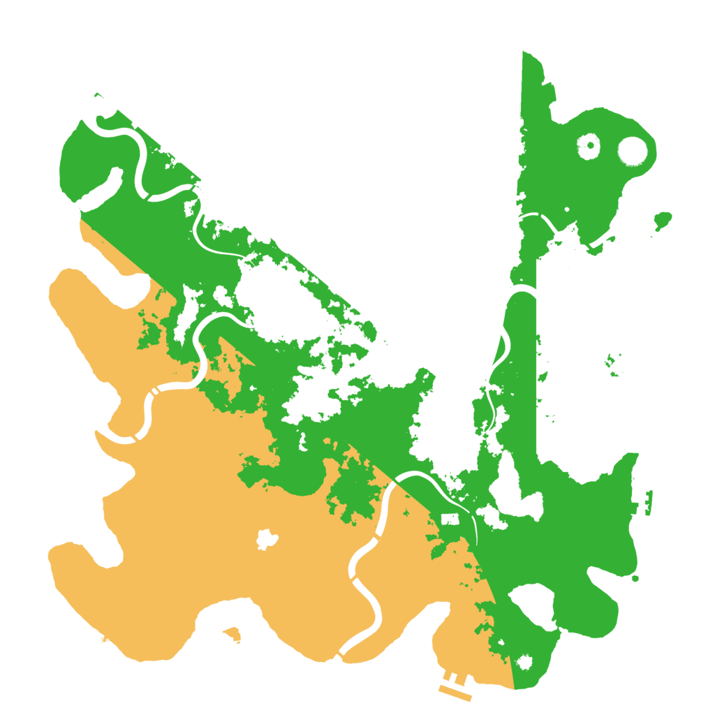 Biome Rust Map: Procedural Map, Size: 4300, Seed: 50825092