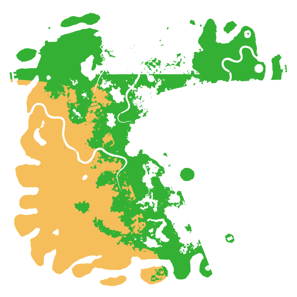 Biome Rust Map: Procedural Map, Size: 6000, Seed: 1478541