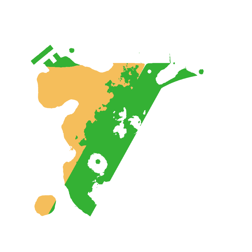 Biome Rust Map: Procedural Map, Size: 2000, Seed: 1799836628