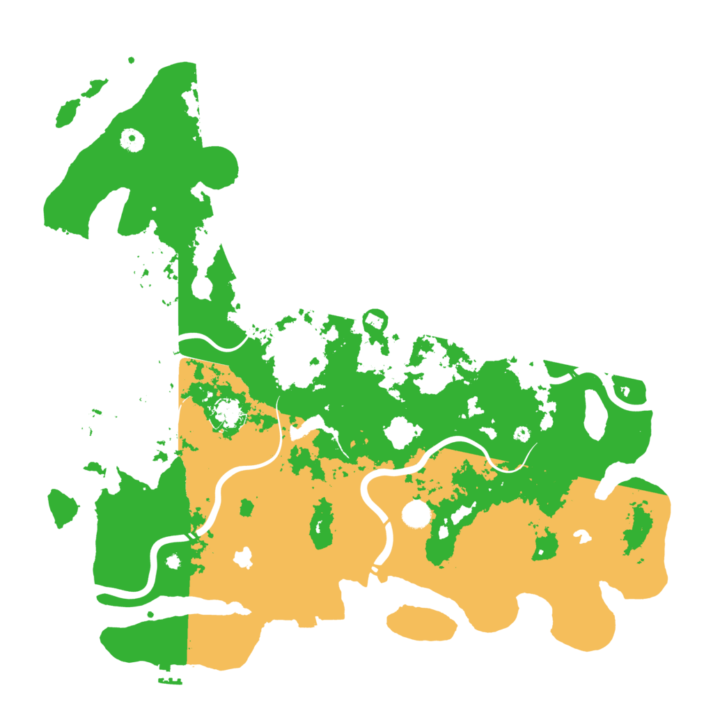 Biome Rust Map: Procedural Map, Size: 4500, Seed: 901839132