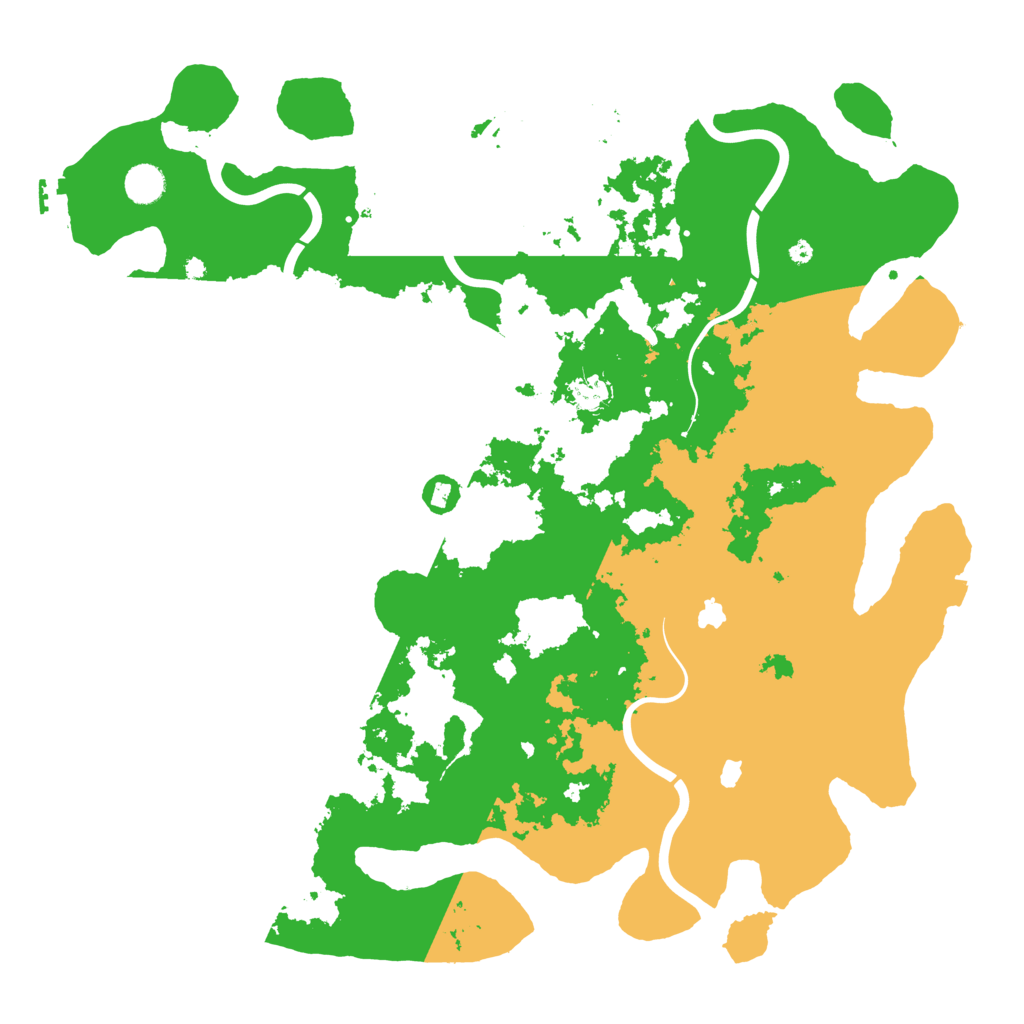 Biome Rust Map: Procedural Map, Size: 4500, Seed: 1193523124