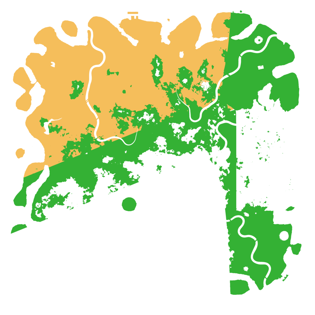 Biome Rust Map: Procedural Map, Size: 6000, Seed: 774762328