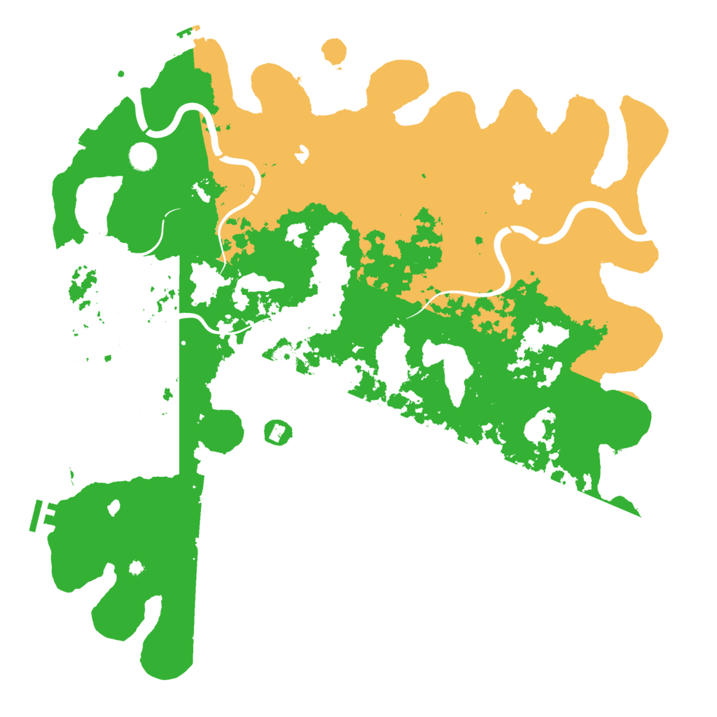 Biome Rust Map: Procedural Map, Size: 4500, Seed: 476030922