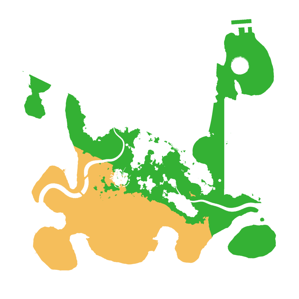 Biome Rust Map: Procedural Map, Size: 3000, Seed: 27026
