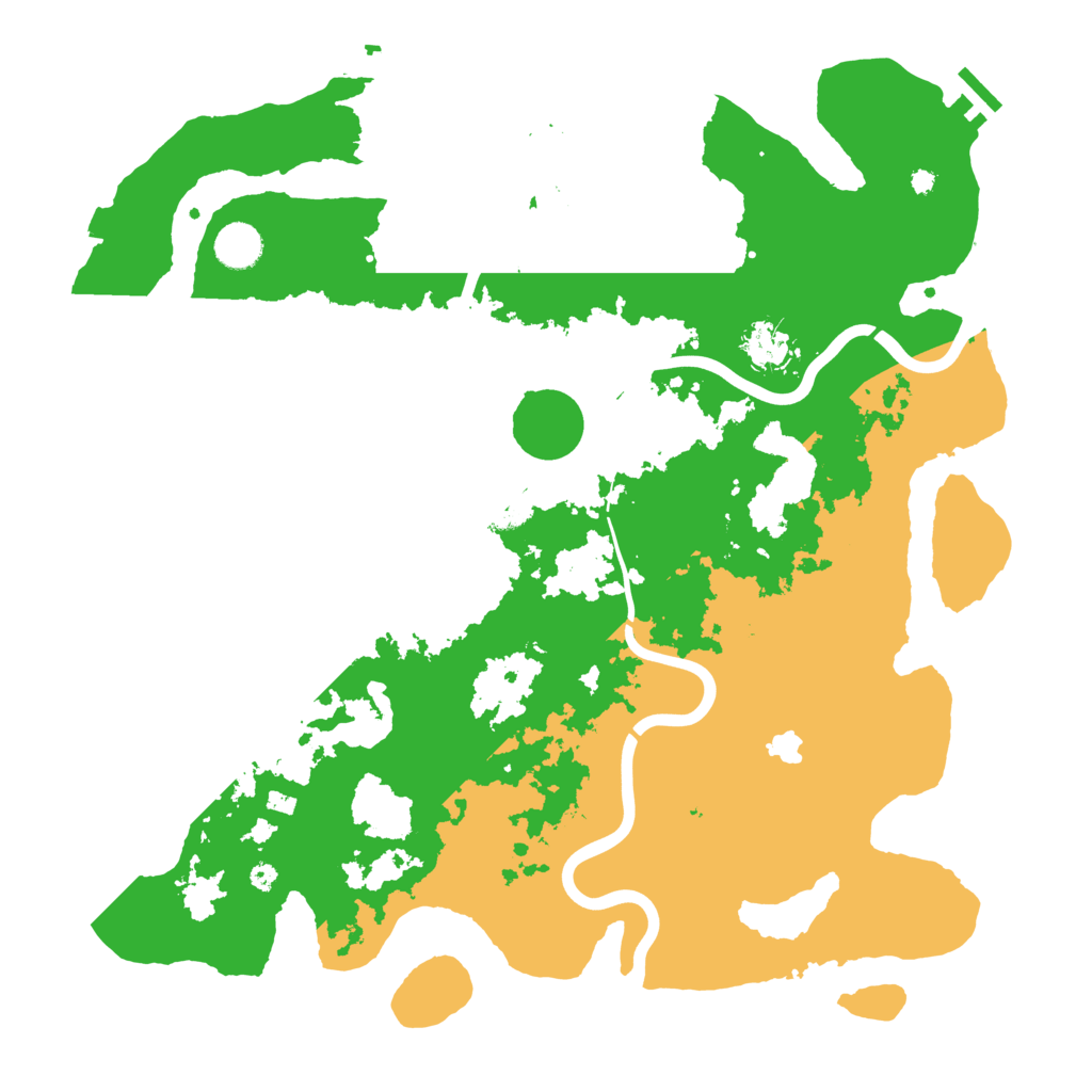 Biome Rust Map: Procedural Map, Size: 4096, Seed: 1108546650