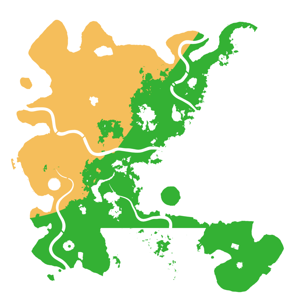 Biome Rust Map: Procedural Map, Size: 4300, Seed: 519332593