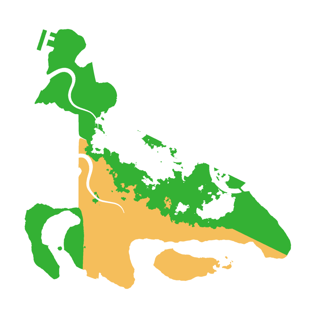 Biome Rust Map: Procedural Map, Size: 3000, Seed: 5799922