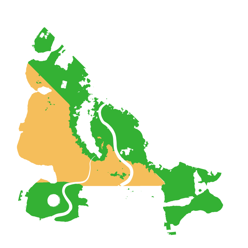 Biome Rust Map: Procedural Map, Size: 3500, Seed: 1514302100