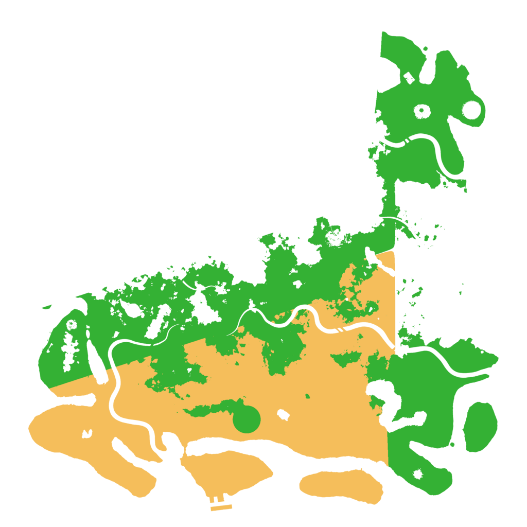 Biome Rust Map: Procedural Map, Size: 5000, Seed: 1699609402