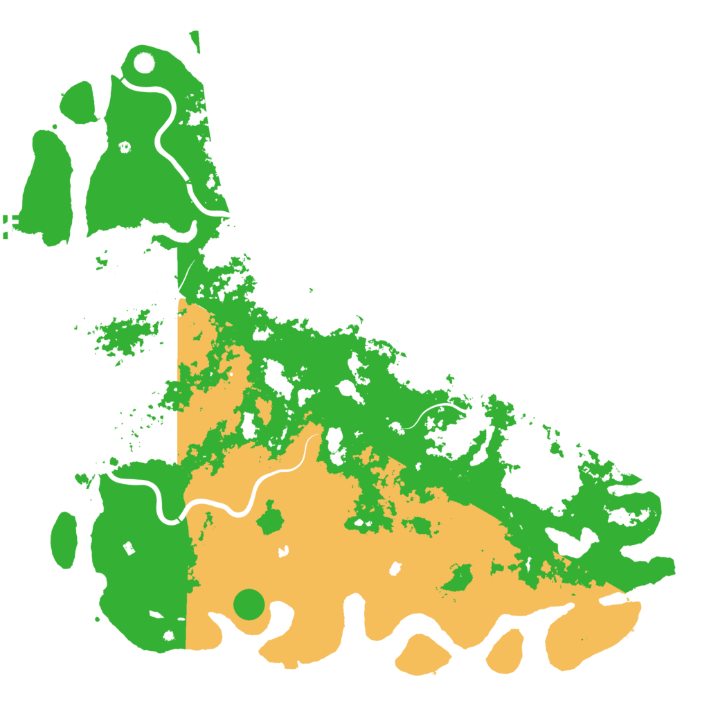 Biome Rust Map: Procedural Map, Size: 6000, Seed: 562113989
