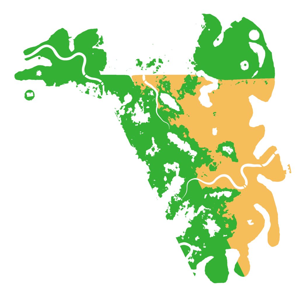 Biome Rust Map: Procedural Map, Size: 5000, Seed: 73795378