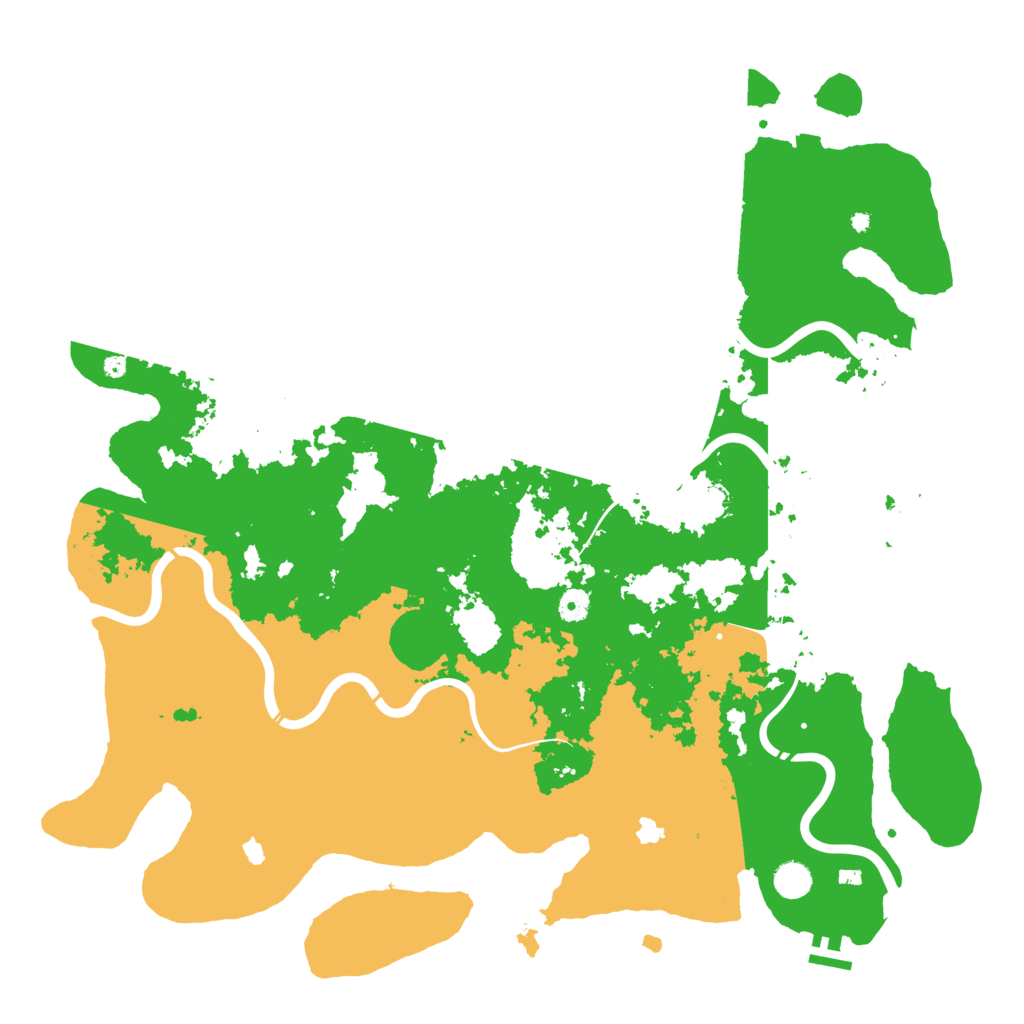 Biome Rust Map: Procedural Map, Size: 4800, Seed: 26065967