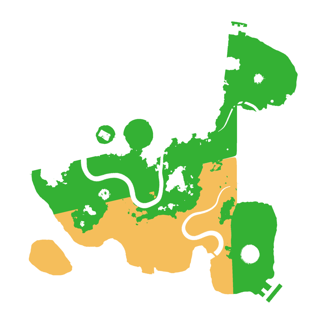 Biome Rust Map: Procedural Map, Size: 3000, Seed: 4269