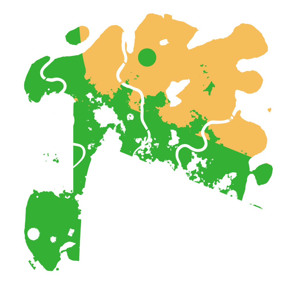 Biome Rust Map: Procedural Map, Size: 4250, Seed: 118033616