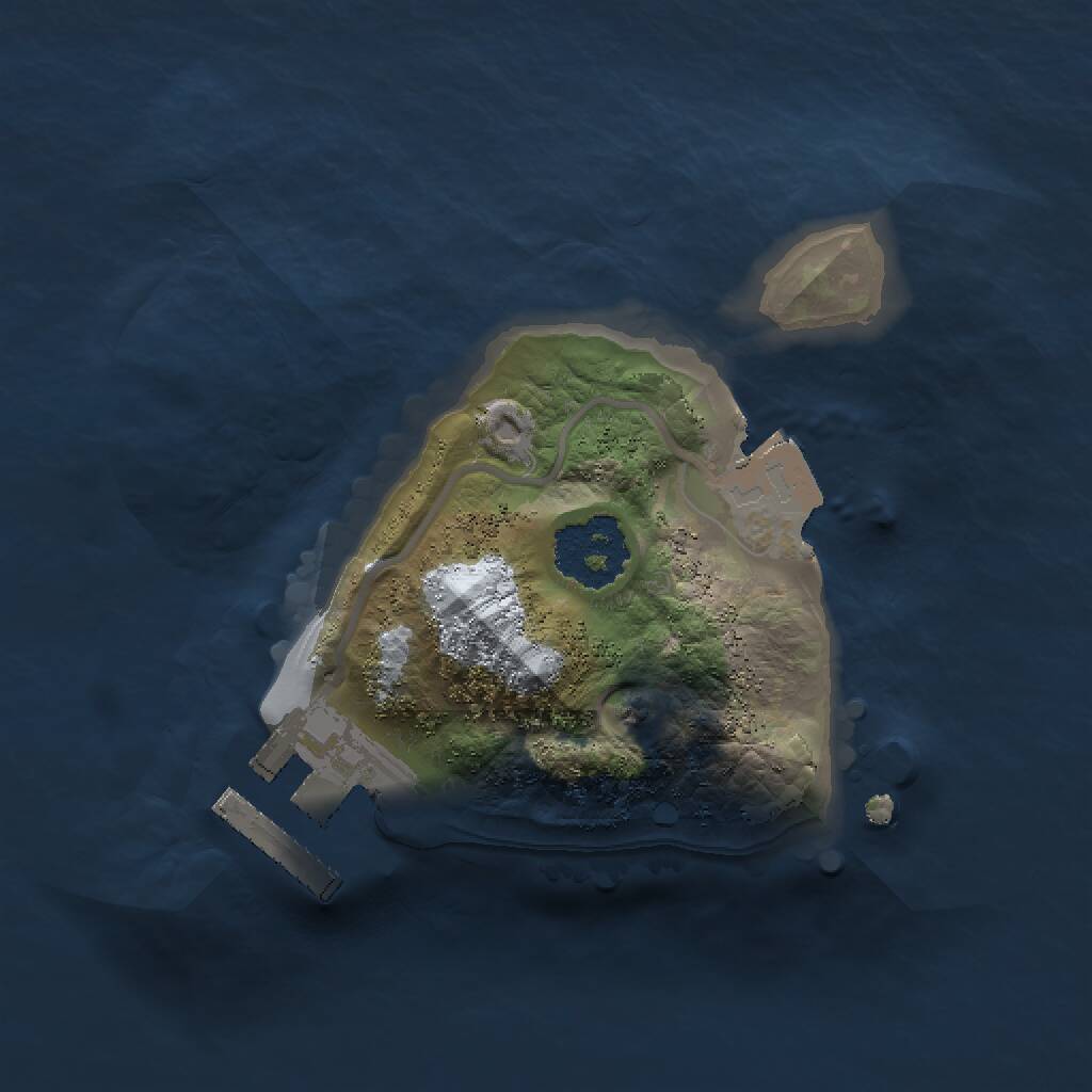 Rust Map: Procedural Map, Size: 1500, Seed: 1776893602, 2 Monuments