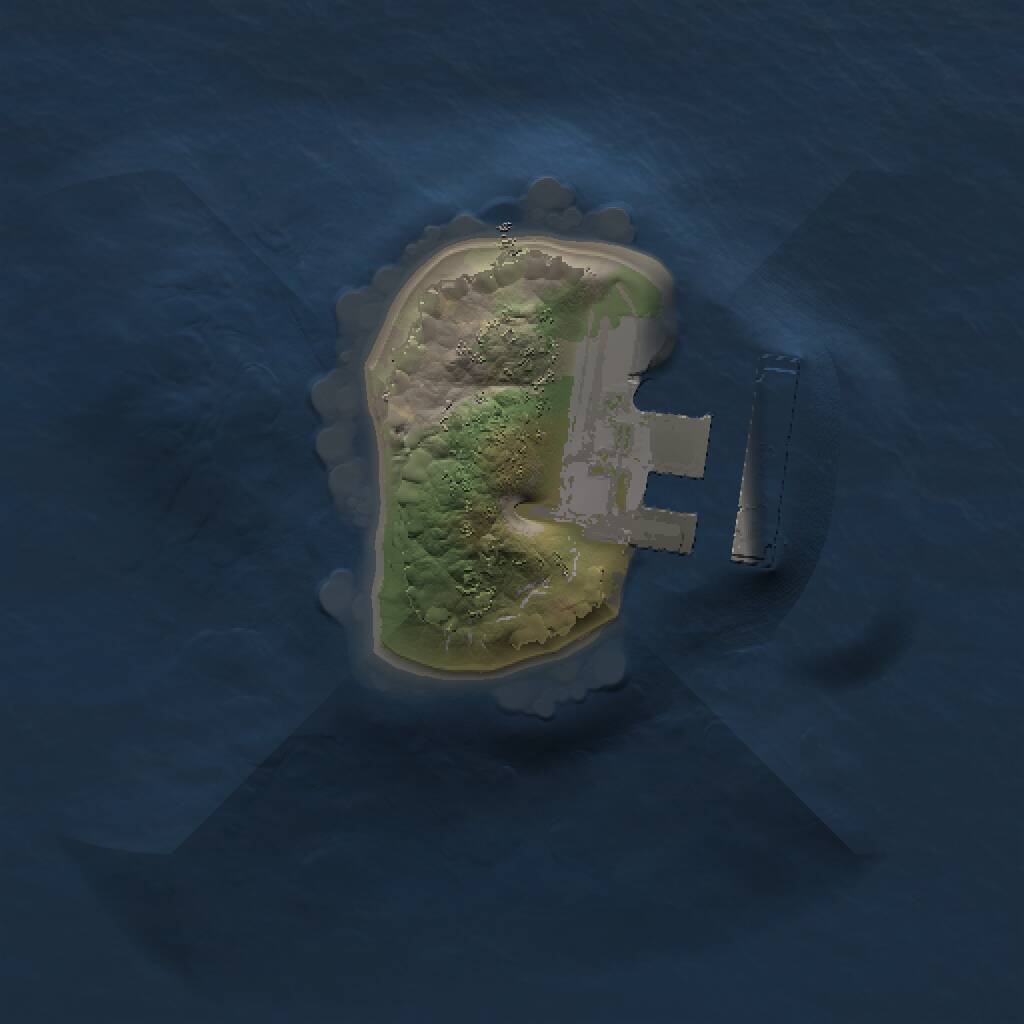 Rust Map: Procedural Map, Size: 1000, Seed: 39592265, 2 Monuments